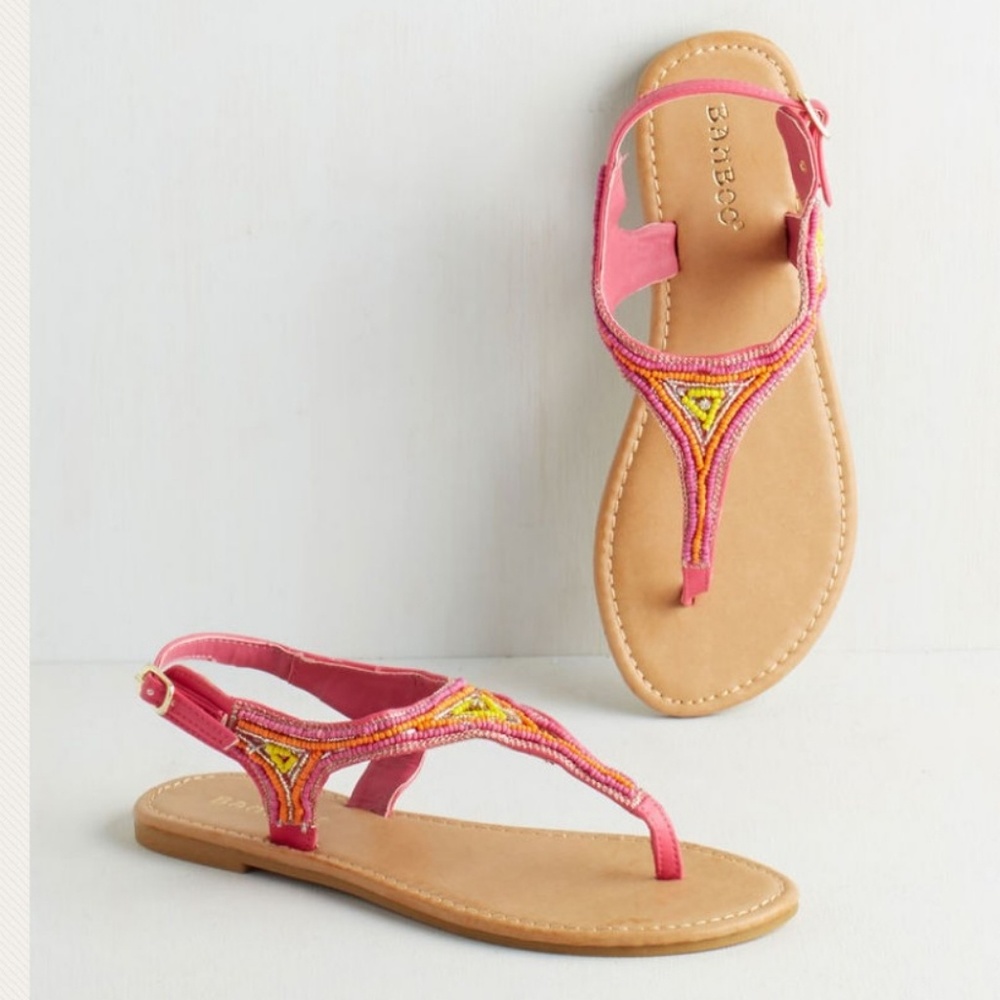 Santa Monica Sunset T-Strap Sandal in 10